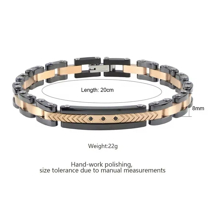Fashion Bracelet For Men Zircon Stone Adjustable Bracelet