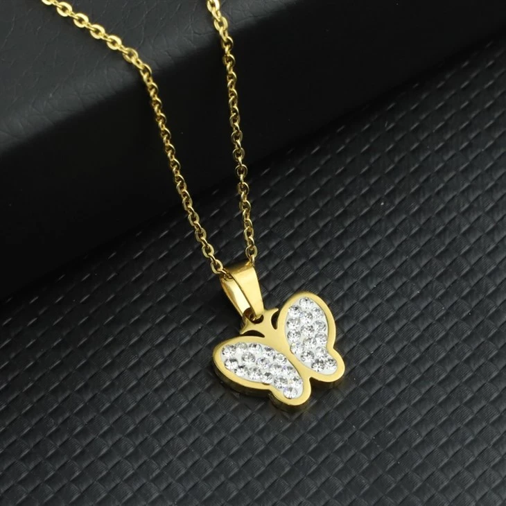 Micro-Pavé Butterfly Zircon Pendant Necklace best Micro-Pavé Butterfly Zircon Pendant Necklace best